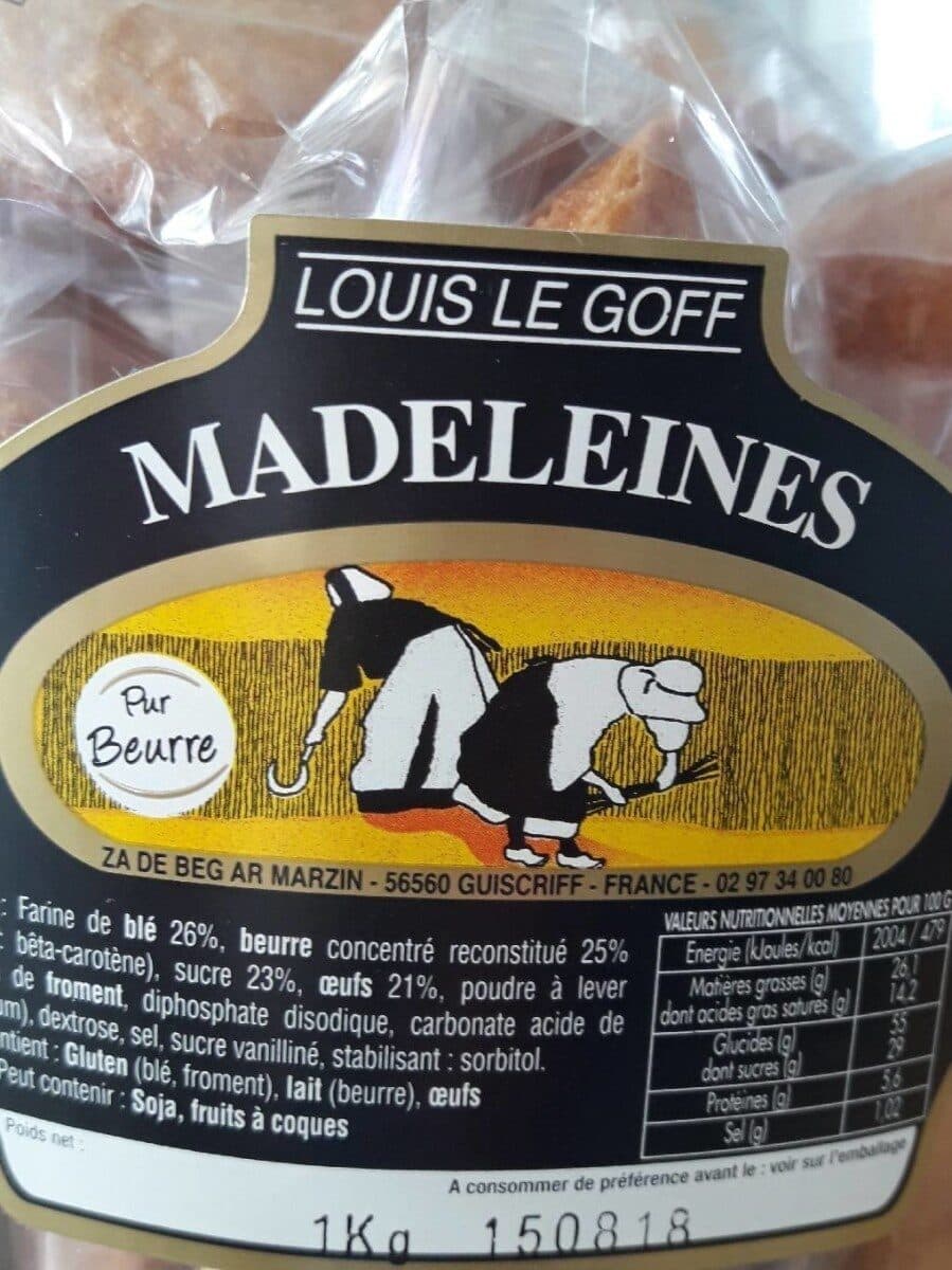 Louis Le Goff Madeleine packshot