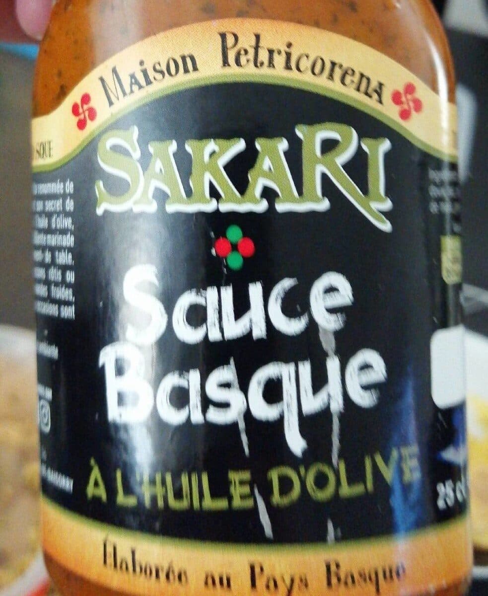 Sakari Sauce Basque Sakari à L'huile D'olive 25 CL packshot