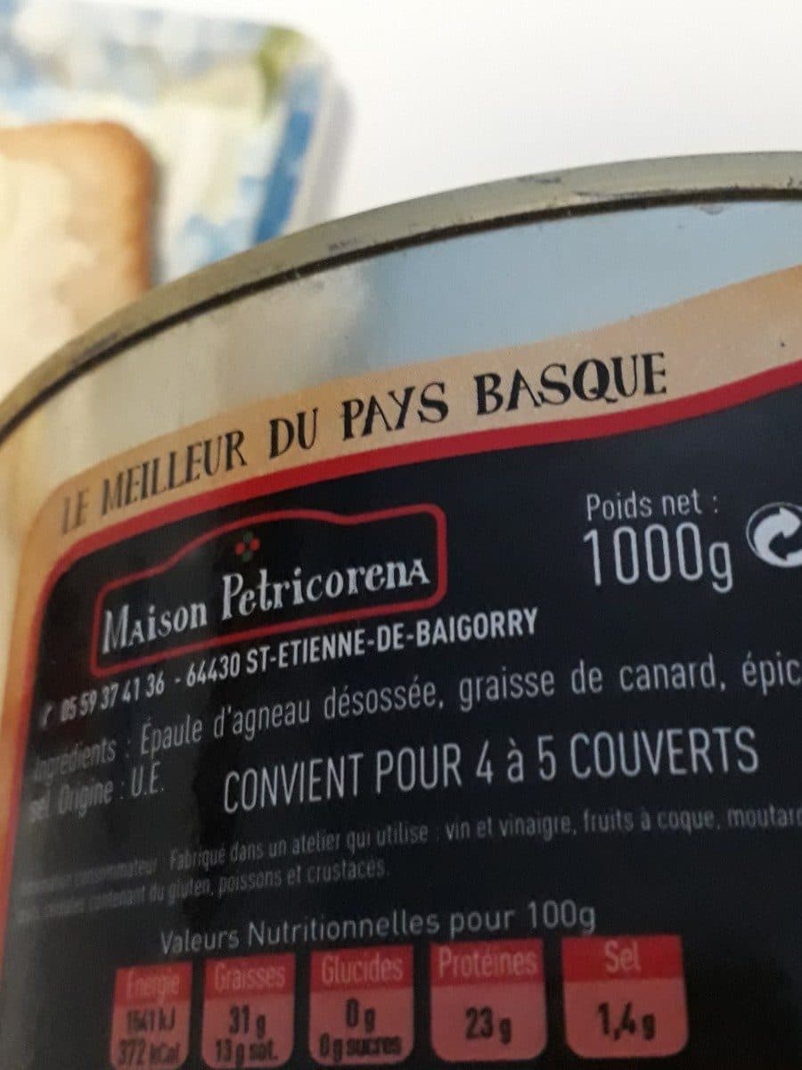 Sakari Agneau confit sakari packshot