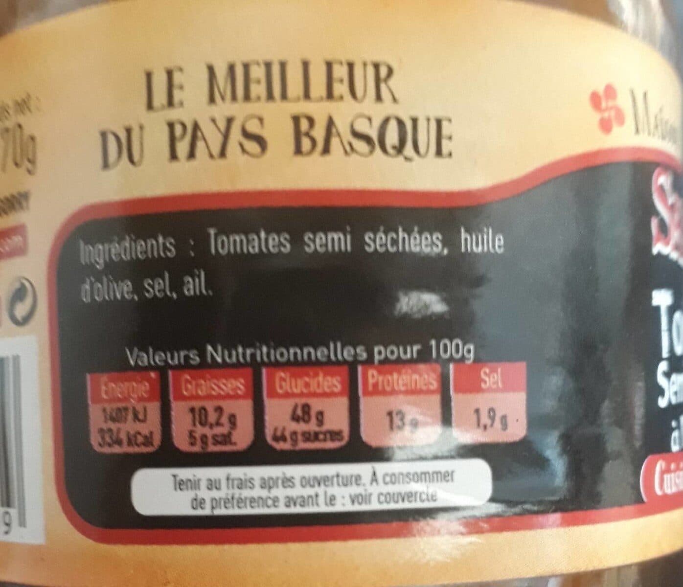 Sakari Tomate semi séchée packshot