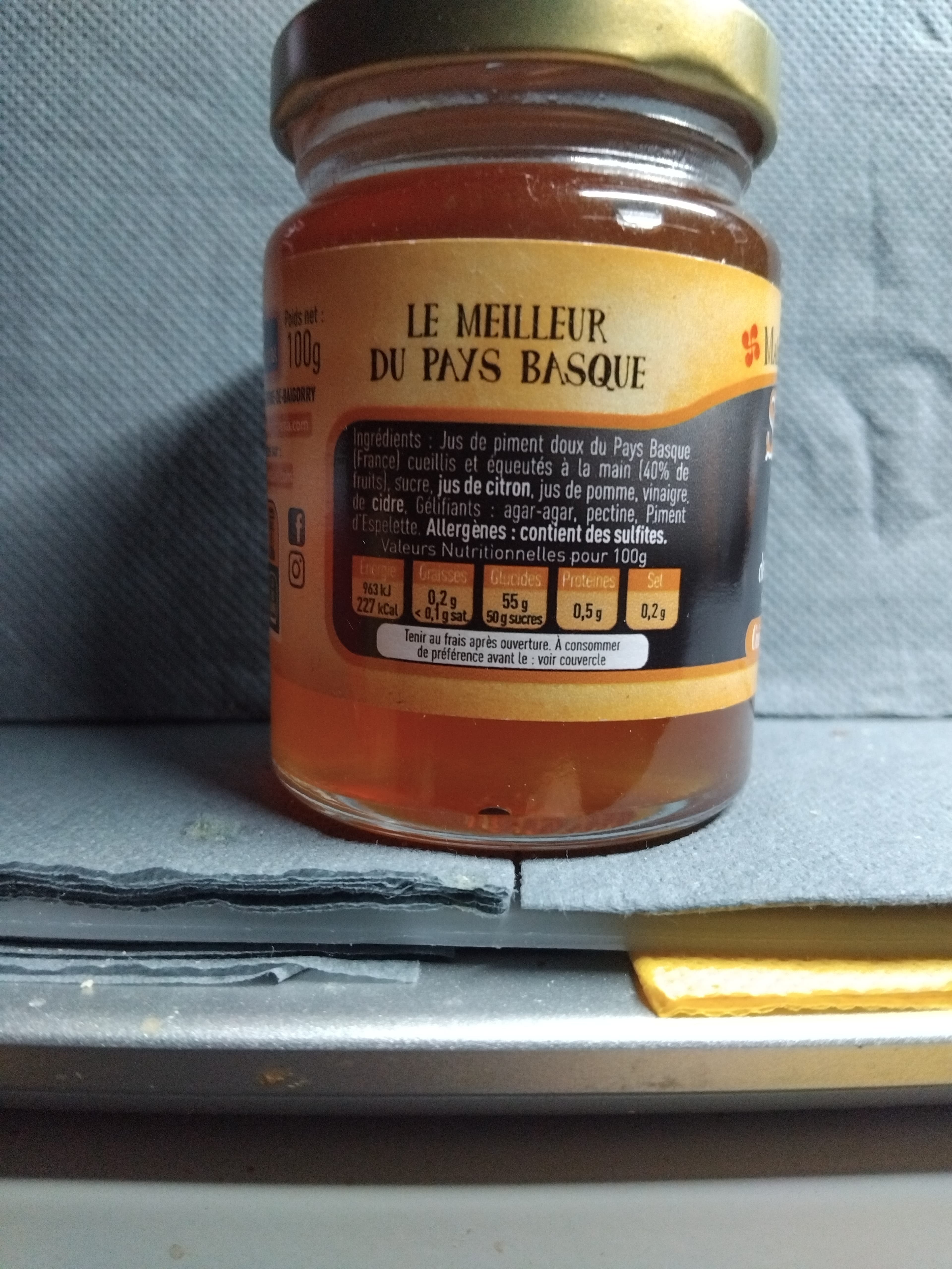 Sakari Gelée extra de piments doux packshot