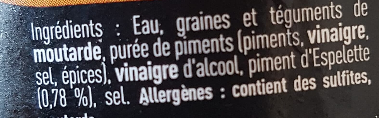Sakari Moutarde Au Piment D'Espelette packshot