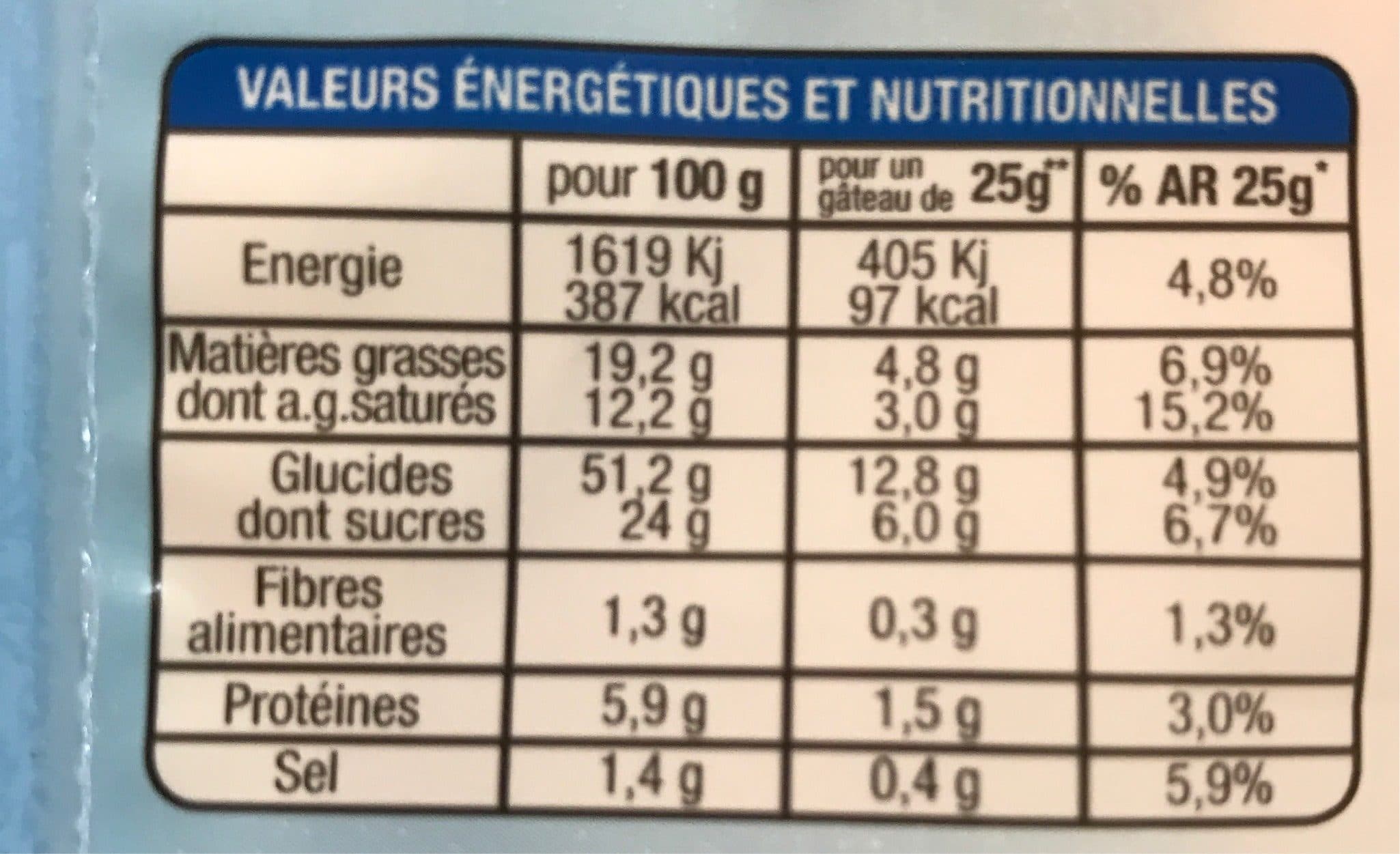 Biscuiterie de l abbaye Biscuiterie Erté Botermadeleines packshot