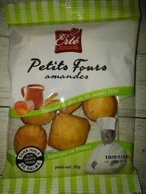 Erté Petits fours amandes packshot