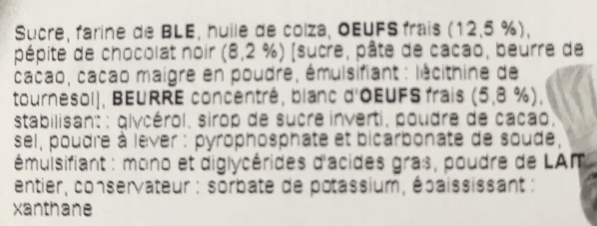 Open Food Facts Moelleux tout chocolat packshot
