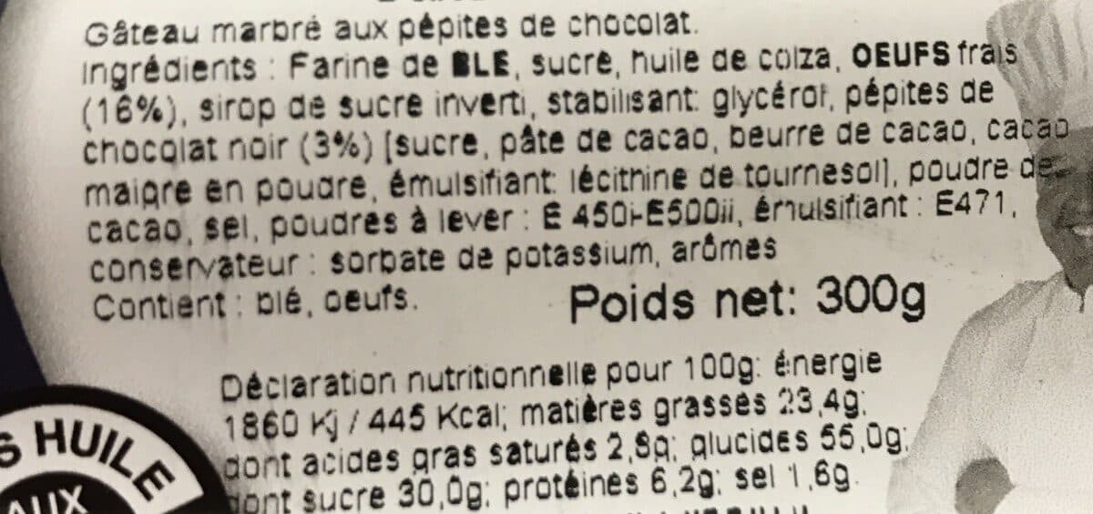 Erté Cake marbré Kasher packshot