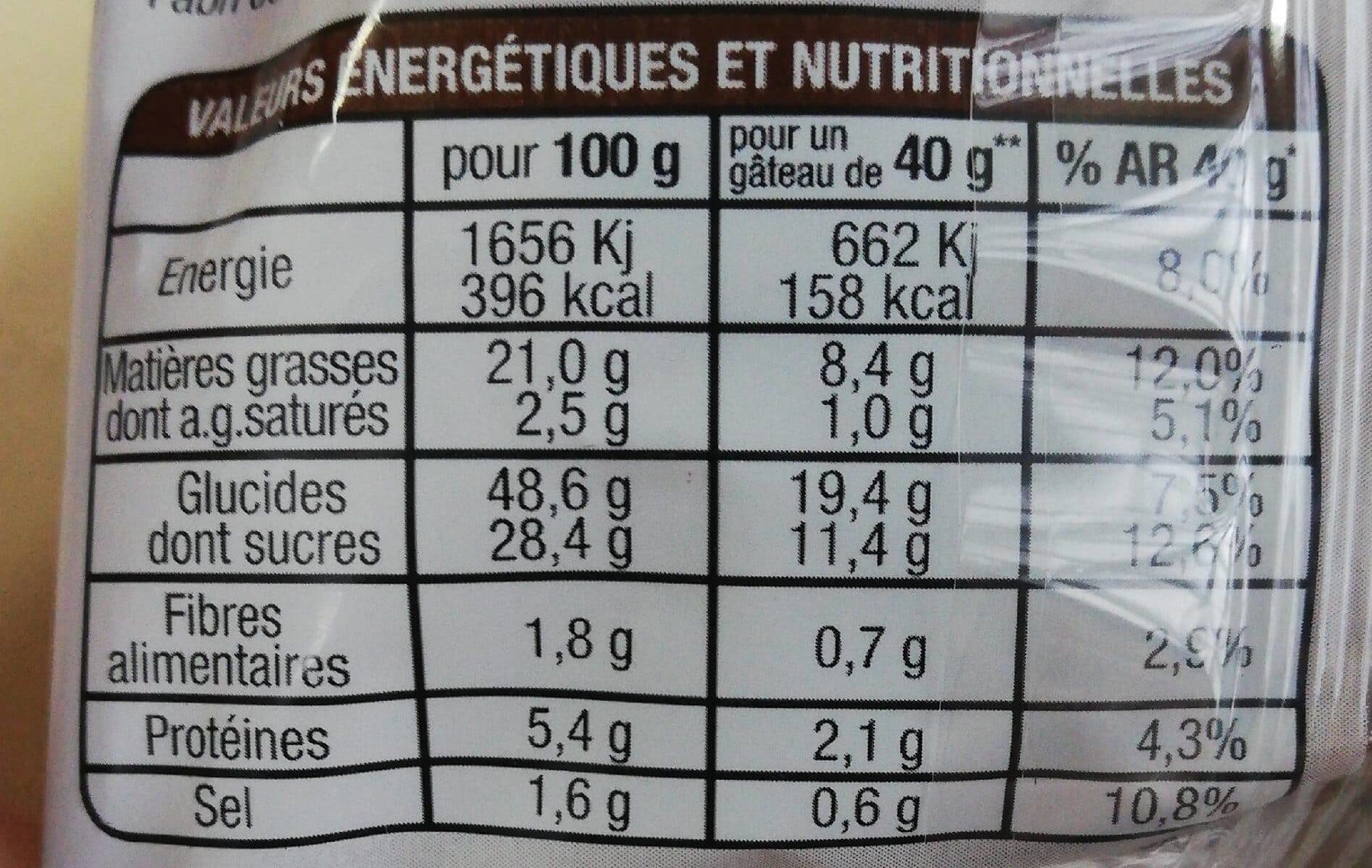 Erté Muffins chocolat packshot