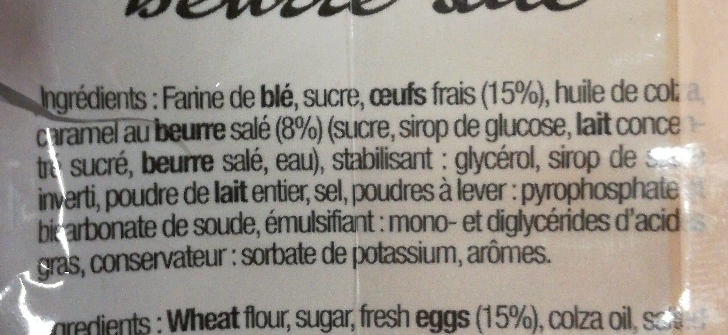 Maison Erté Madeleine caramel beurre salé packshot
