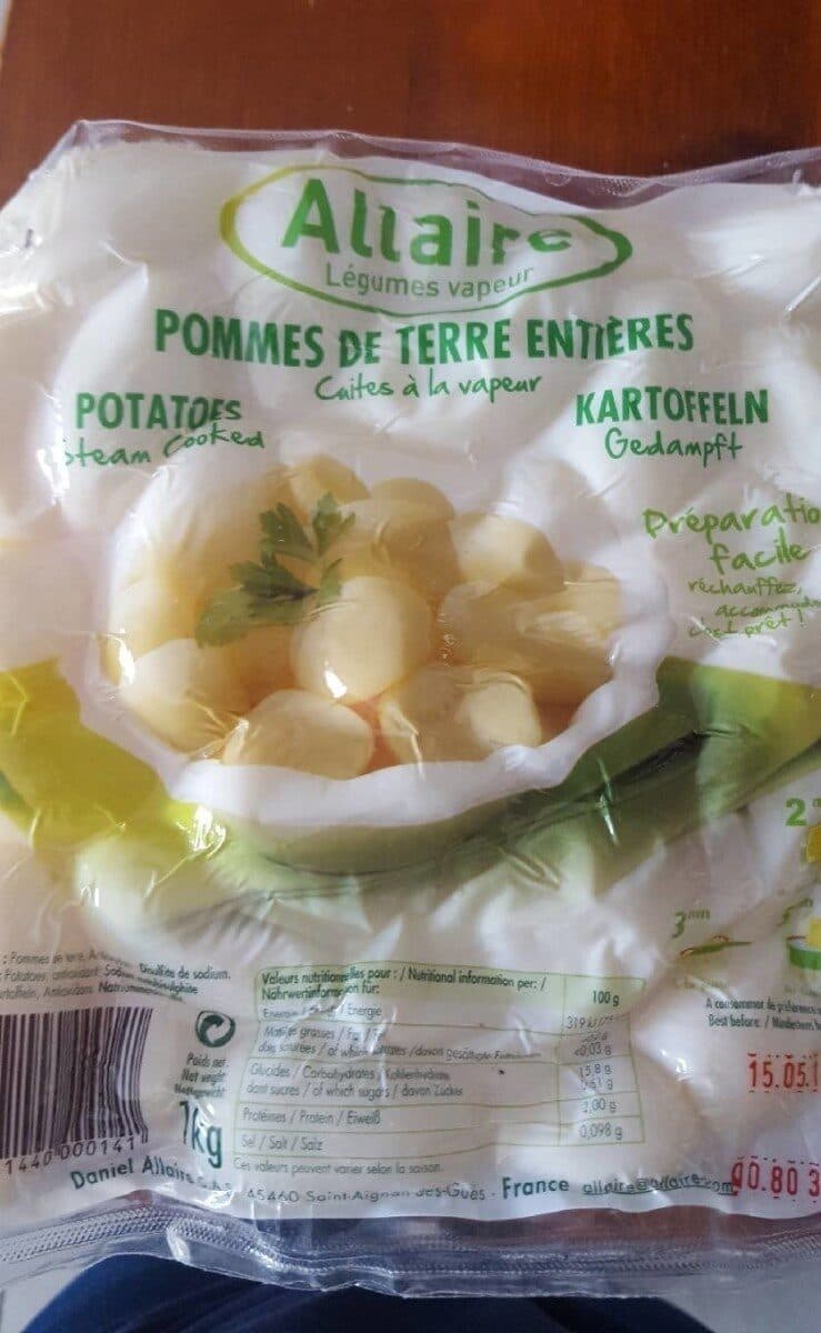 Allaire Pomme de terre entières cuites à la vapeur packshot