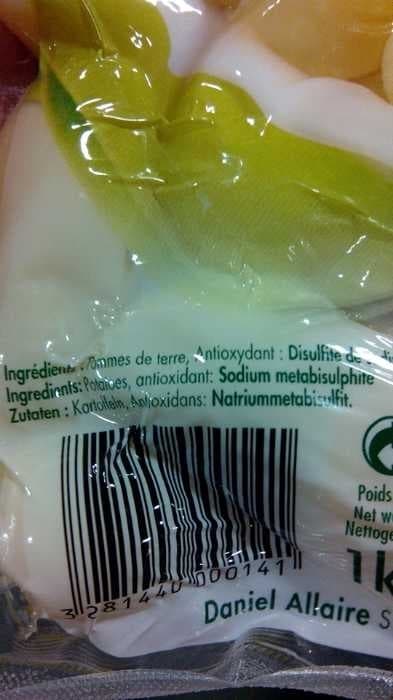 Allaire Pomme de terre entières cuites à la vapeur packshot