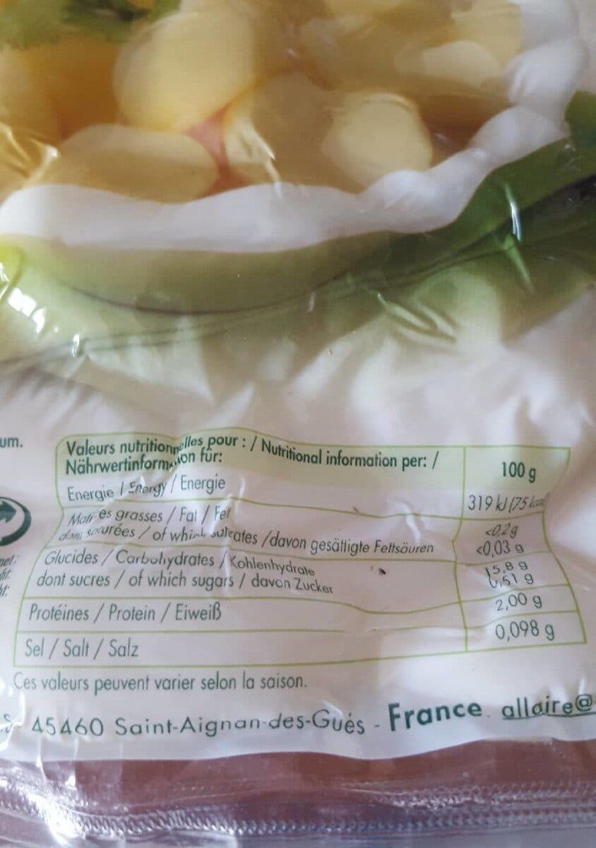 Allaire Pomme de terre entières cuites à la vapeur packshot