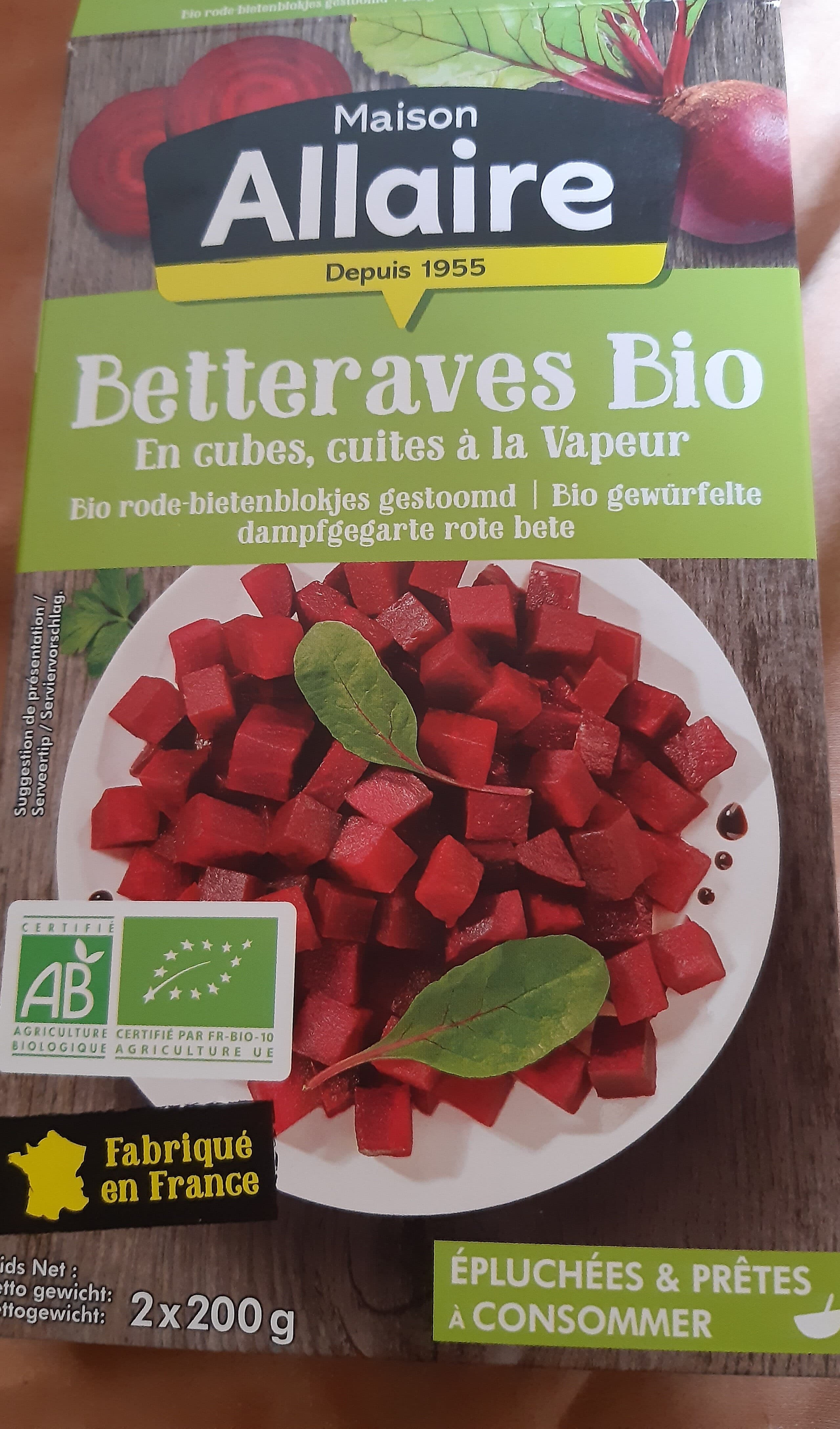 Allaire Betterave Cube packshot