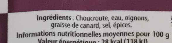 Allaire Choucroute légume packshot