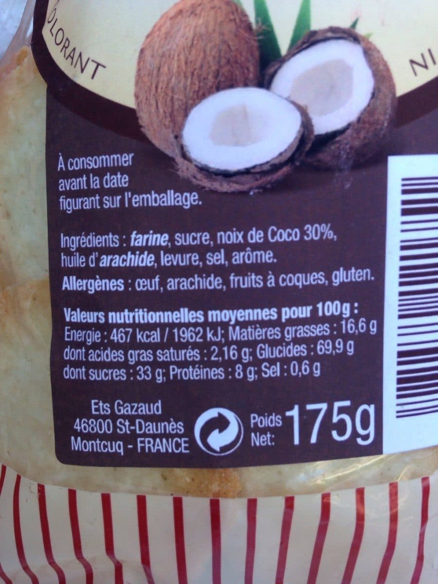 Biscuiterie du Quercy Croustillants coco packshot