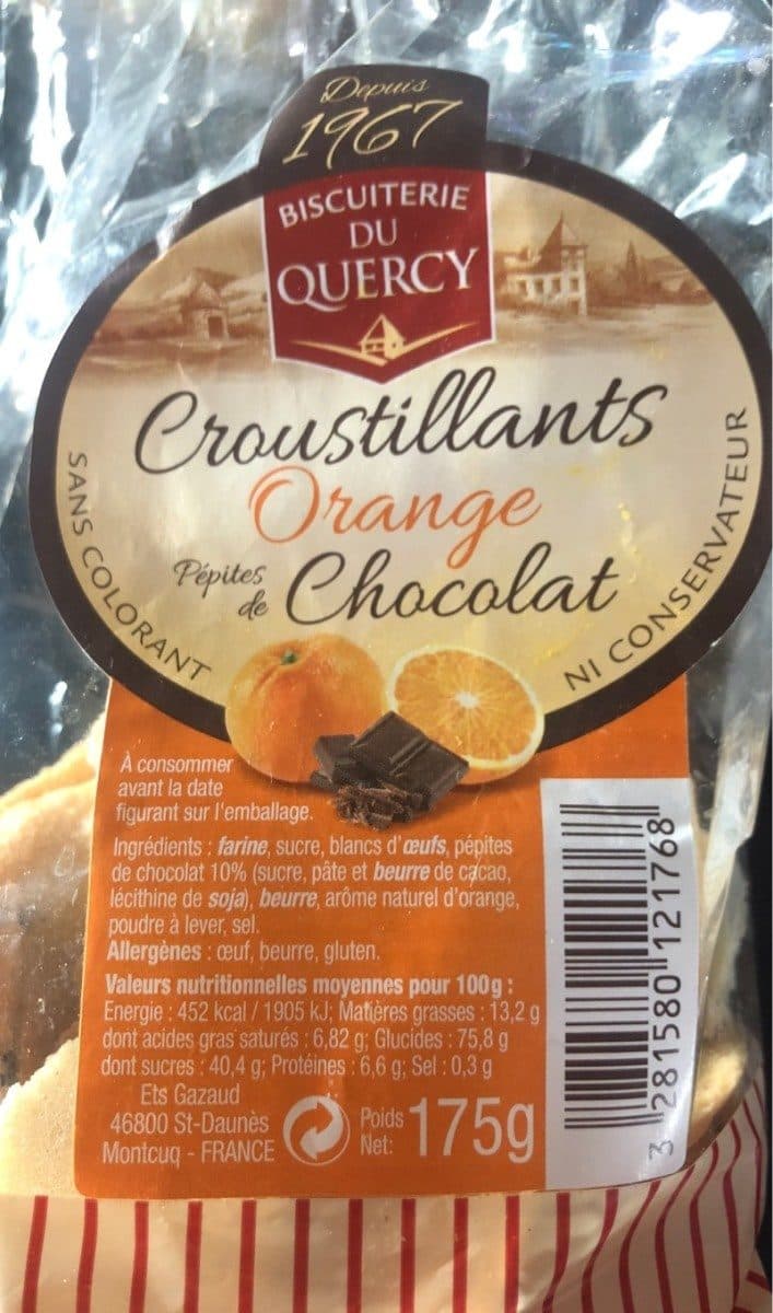 Biscuiterie du Quercy Croustillants orange packshot