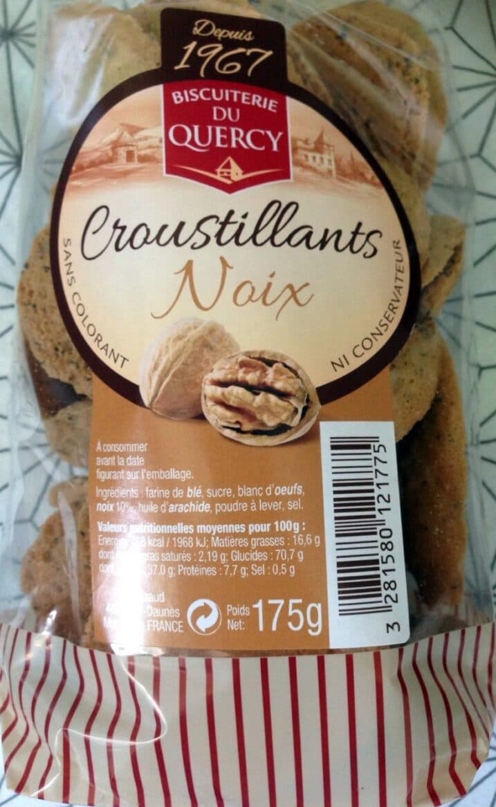 Biscuiterie du Quercy Croustillants aux Noix packshot