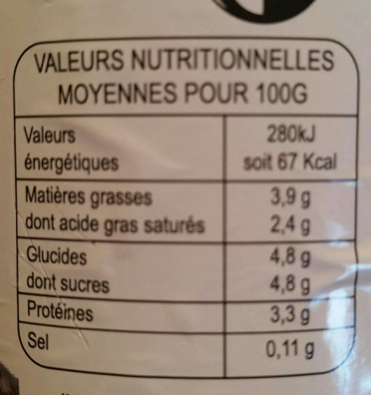 Cooperative Laitière de la vallée de l'ubaye Lait entier pasteurisé packshot