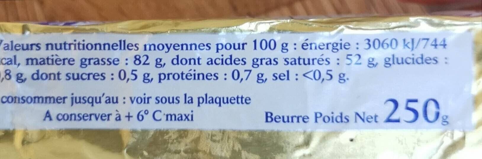 Alpelait Beurre Beurre doux ALPELAIT packshot