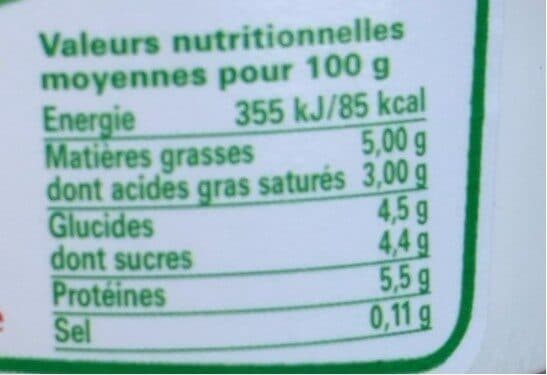 Le chambeyron Fromage frais en faisselle packshot