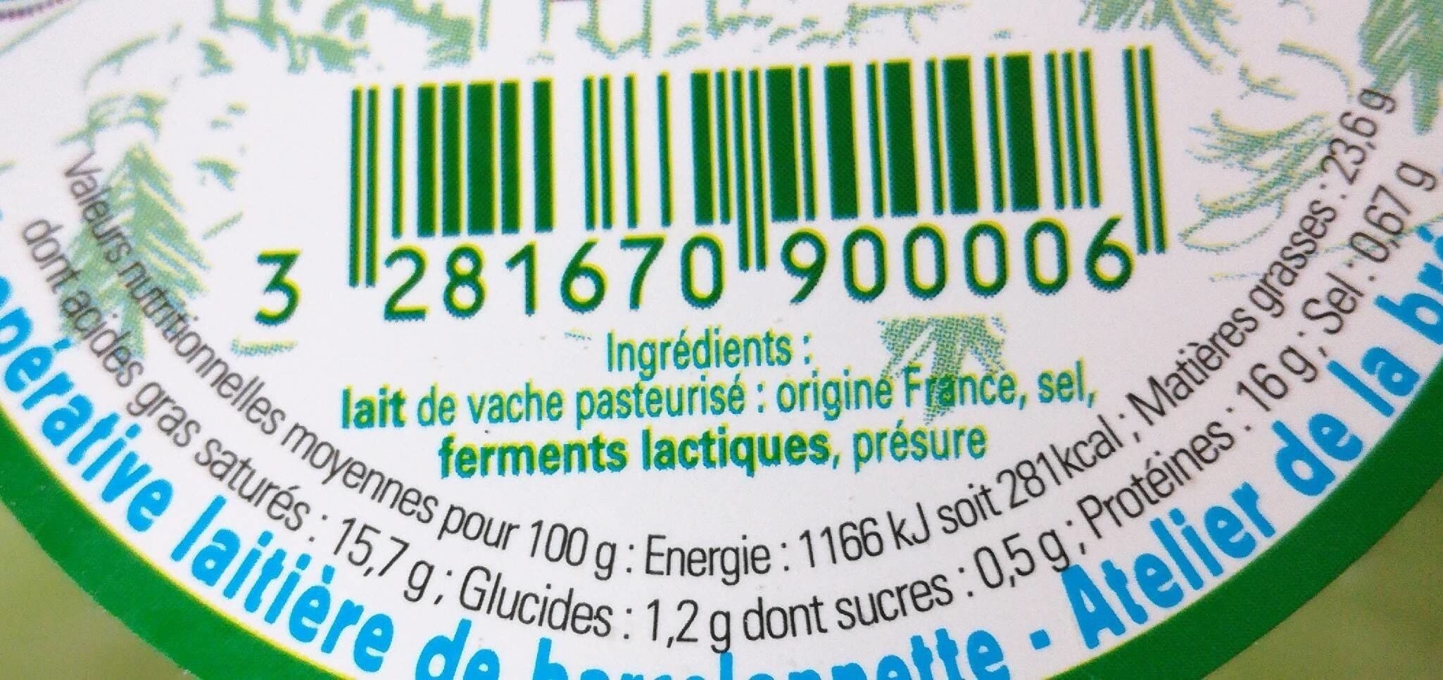 Open Food Facts Fromage de la cime packshot