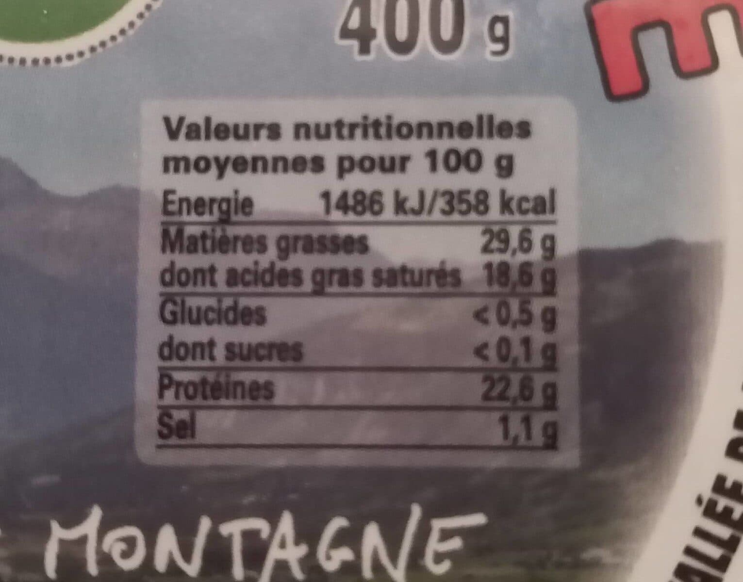 Le Chambeyron Tomme de l'ubaye packshot
