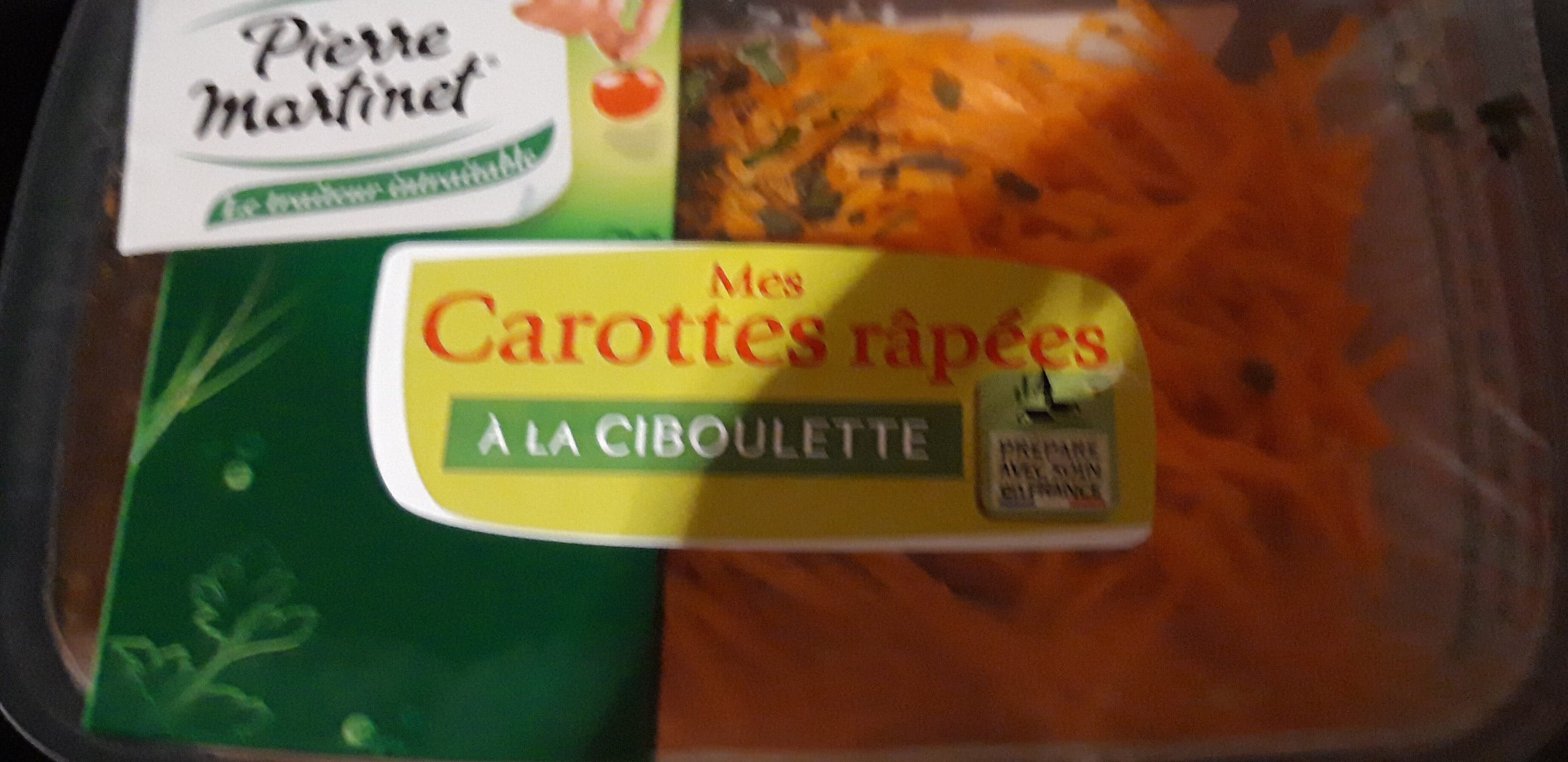 Pierre Martinet Mes carottes râpées à la ciboulette packshot