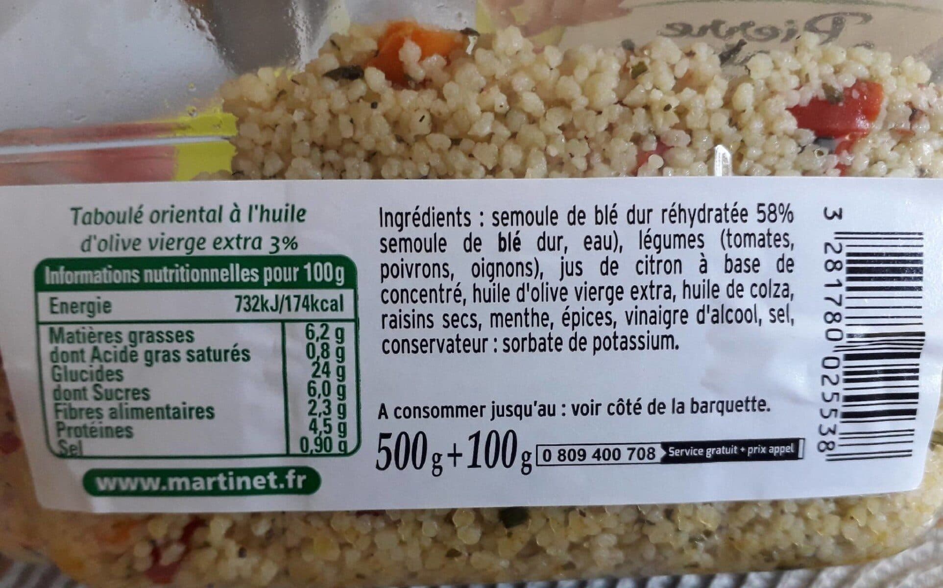 Pierre Martinet Taboule Oriental packshot