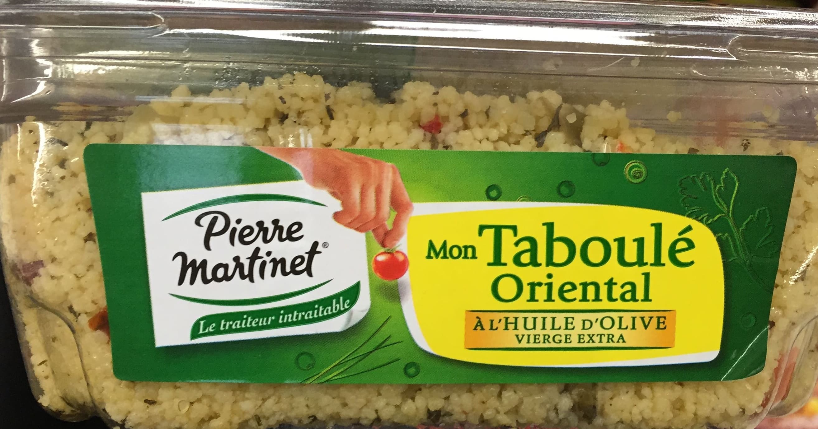 Pierre Martinet Mon Taboulé Oriental à l'Huile d'Olive Vierge Extra packshot