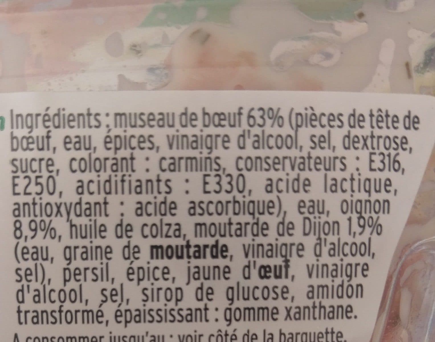 Pierre Martinet Museau de Boeuf à la moutarde de Dijon packshot
