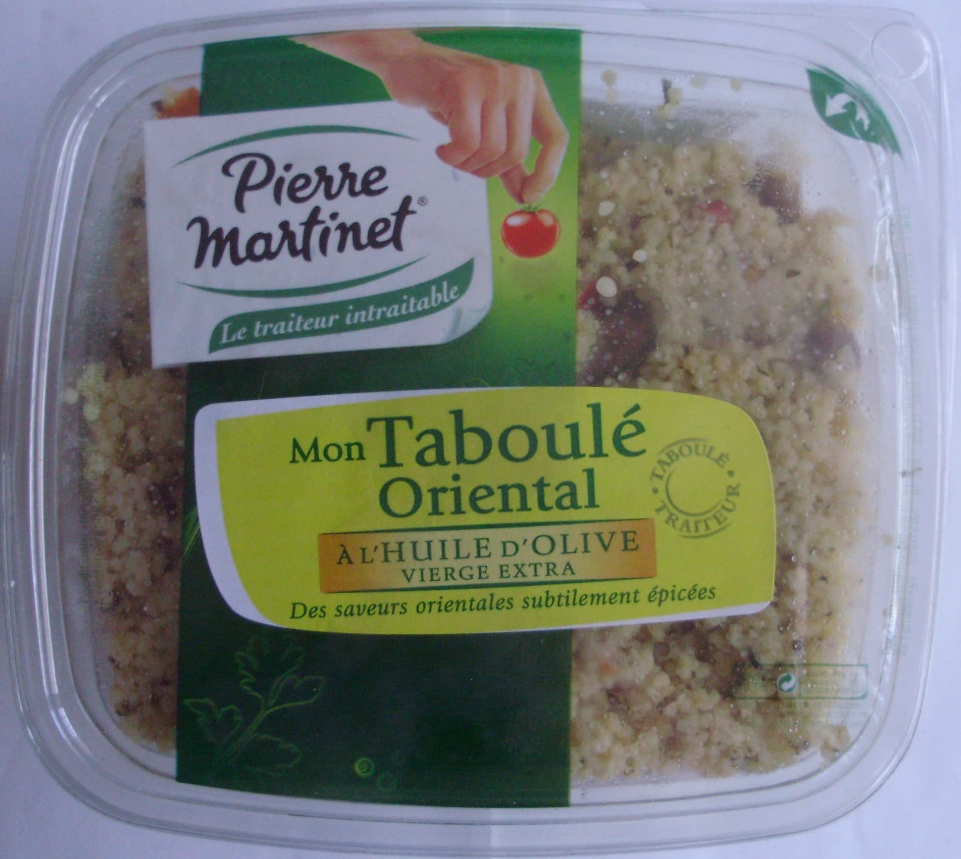 Pierre Martinet Mon Taboulé Oriental à l'Huile d'Olive Vierge Extra packshot