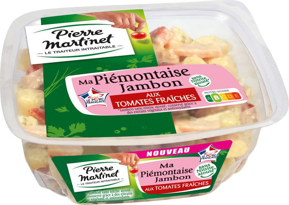 Pierre Martinet Ma piémontaise jambon packshot