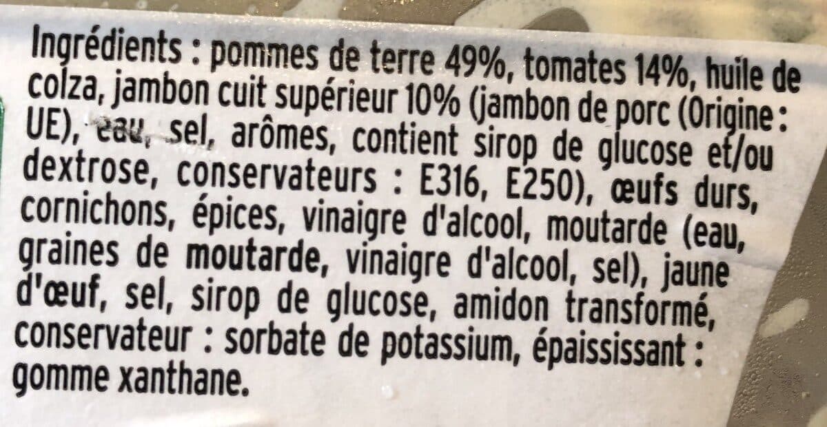 Pierre Martinet Ma piémontaise jambon packshot