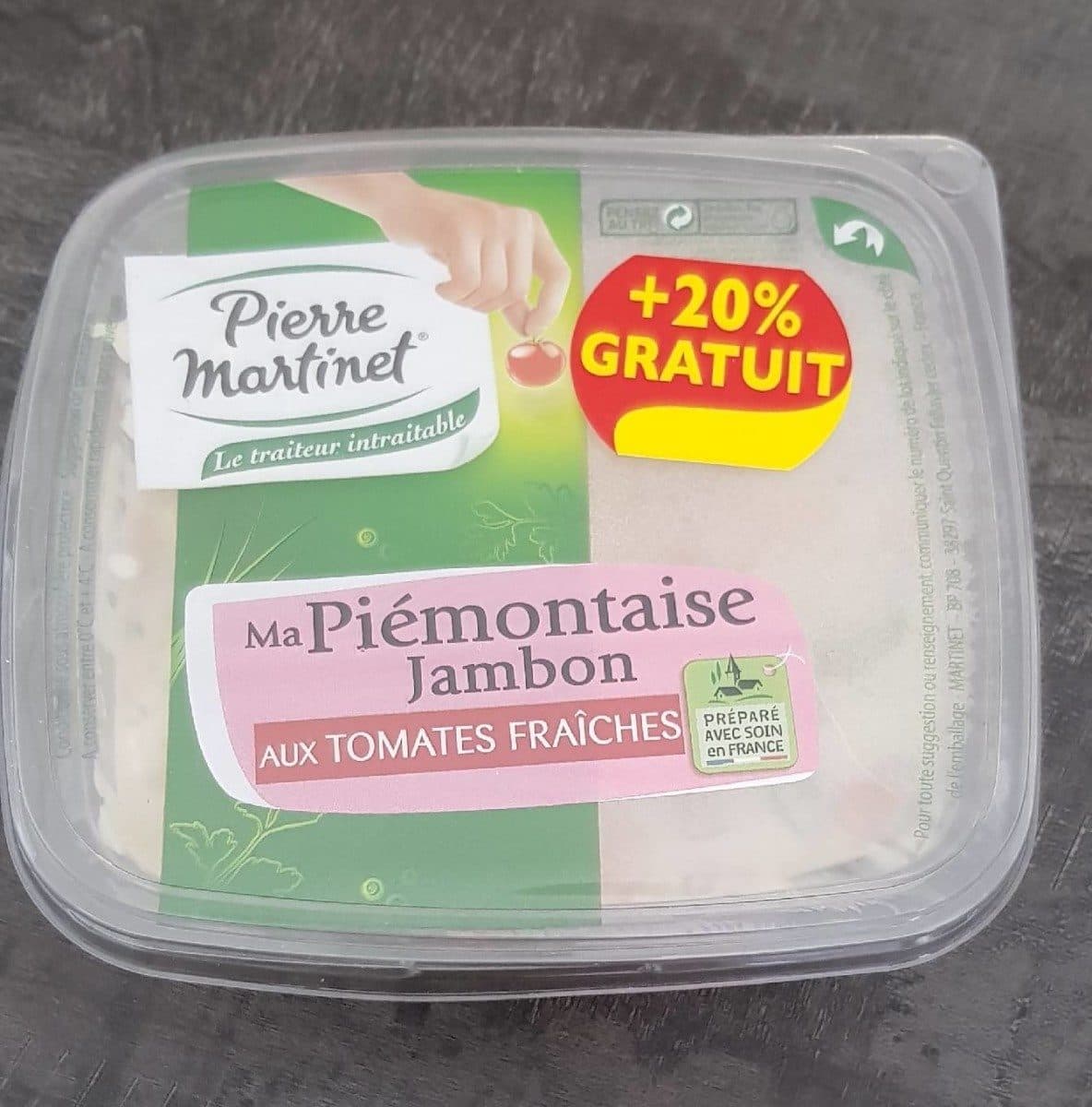 Pierre Martinet Ma piemontaise jambon packshot