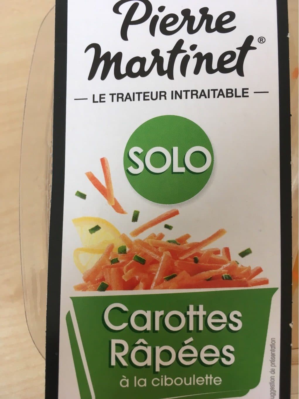 Pierre Martinet Carottes Râpées Assaisonnées packshot