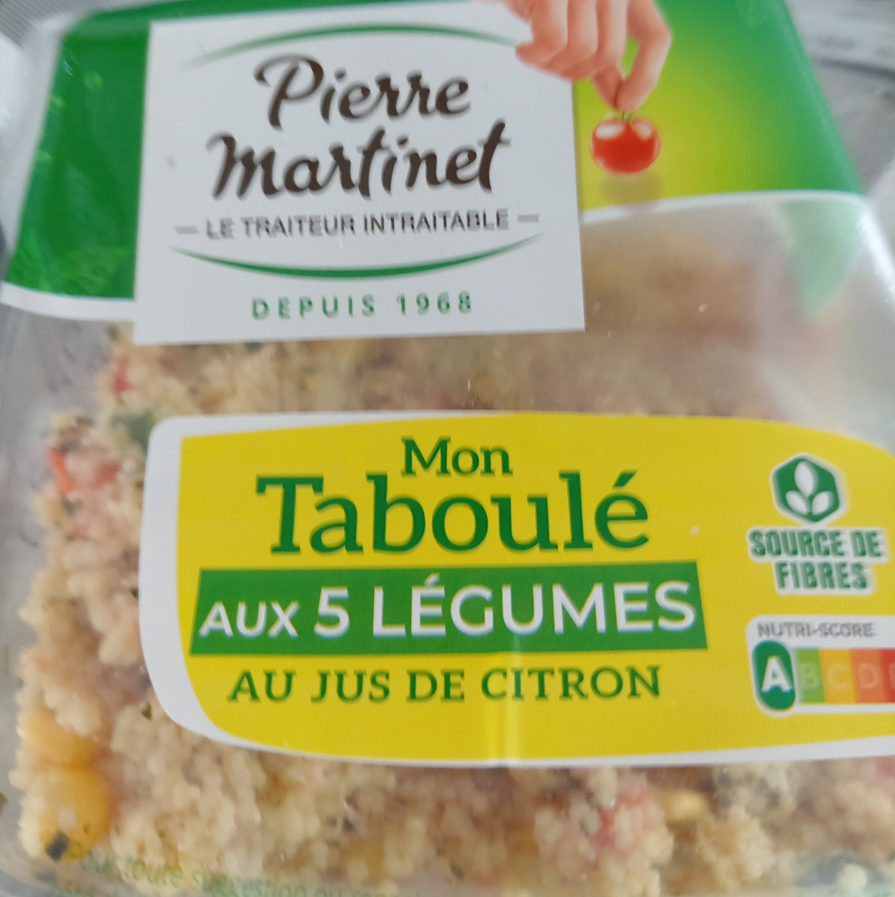 Pierre Martinet Taboulé aux 5 légumes packshot