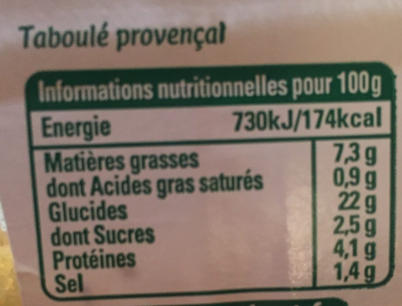 Pierre Martinet Taboulé provençal packshot