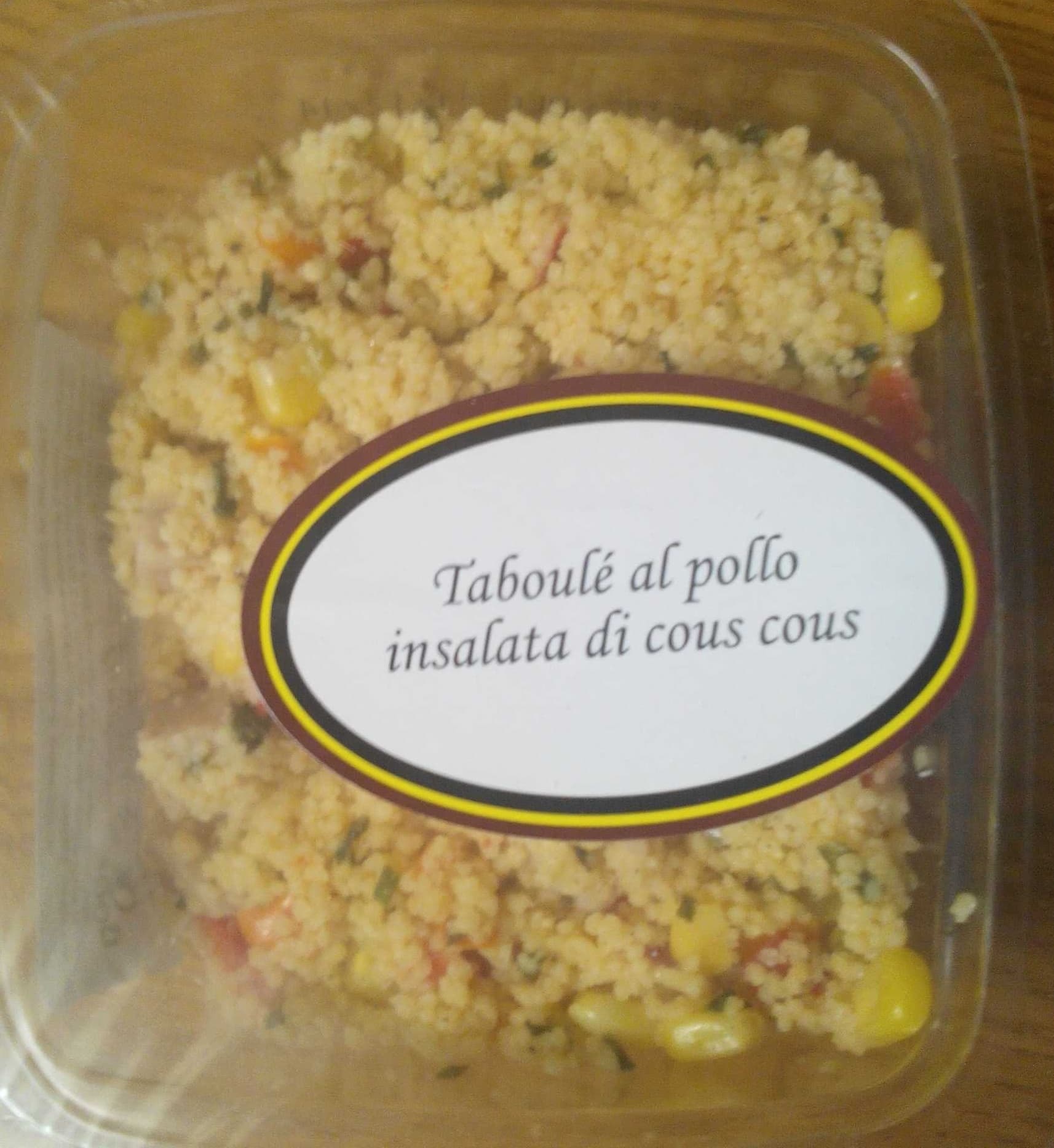 MSA Taboulé al pollo insalata di cous cous packshot