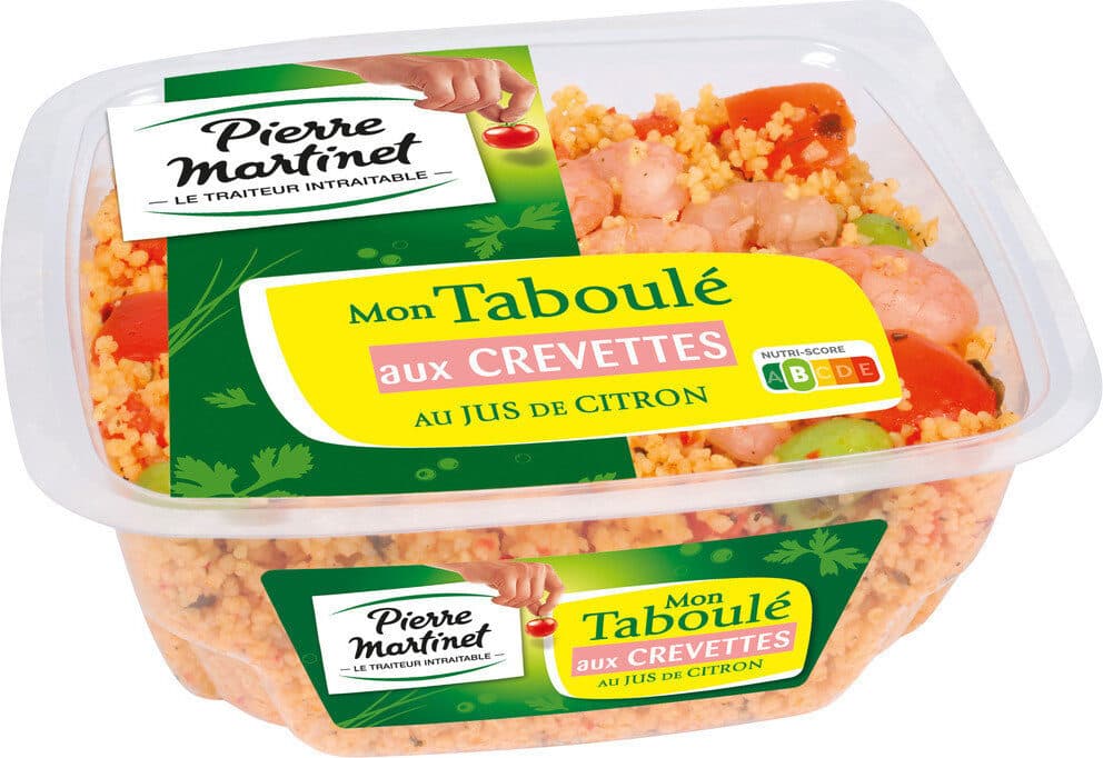Pierre Martinet Mon taboulé aux crevettes au jus de citron packshot