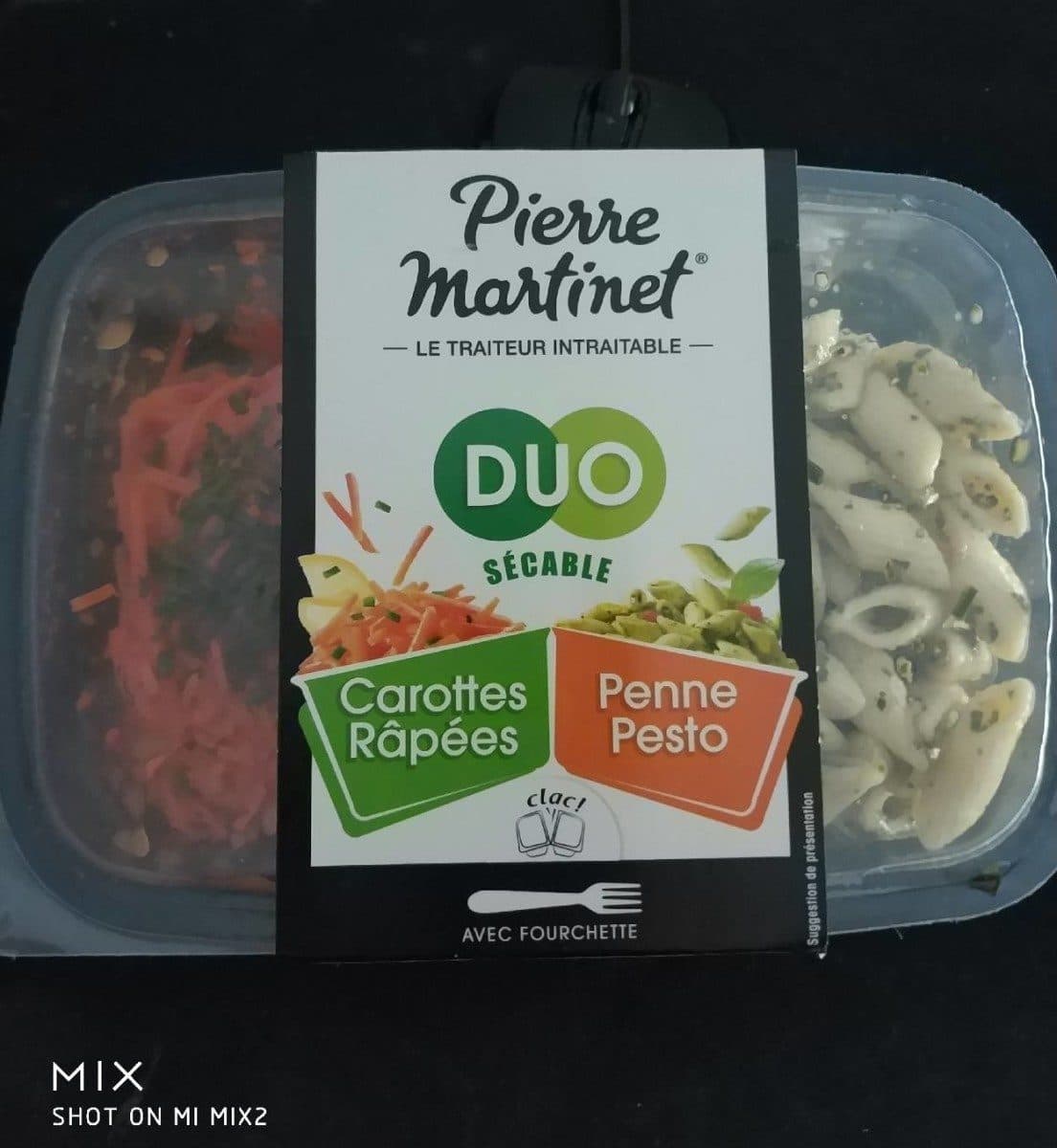 Pierre Martinet Carottes Râpées Penne Pesto packshot