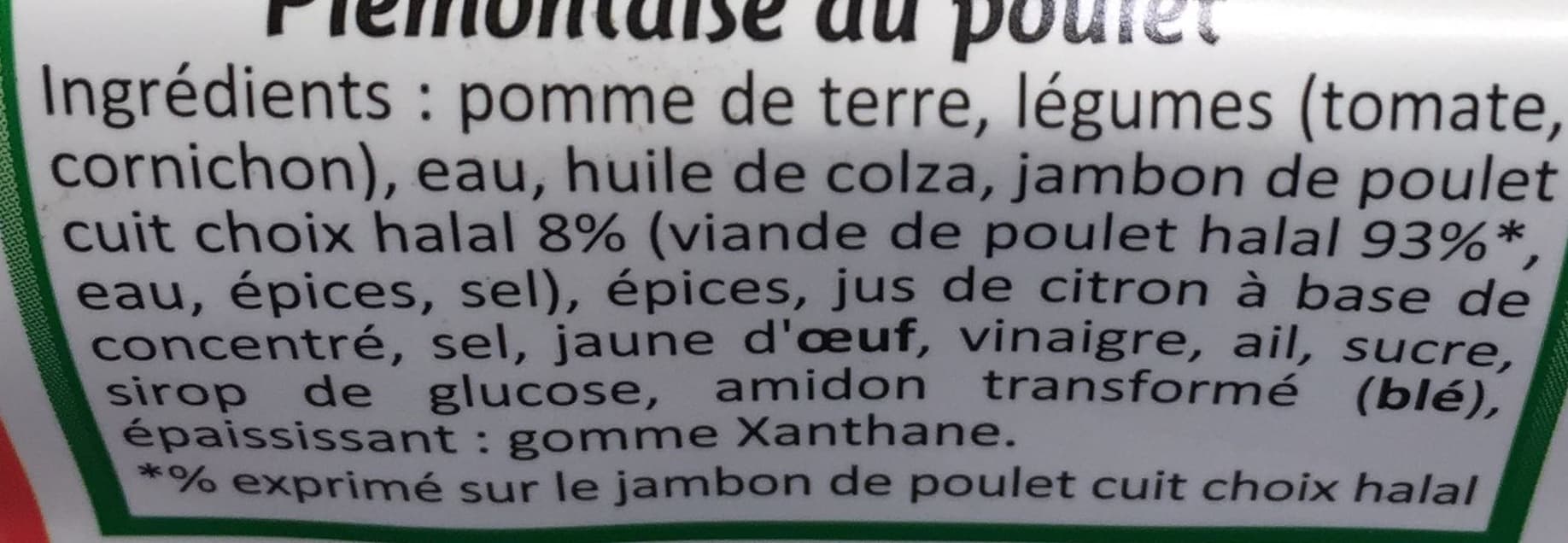 Les Recettes de Nurdan Piémontaise au poulet packshot