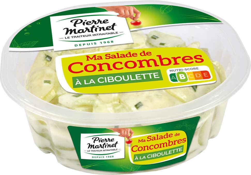 Pierre Martinet Ma salade de concombres à la ciboulette packshot