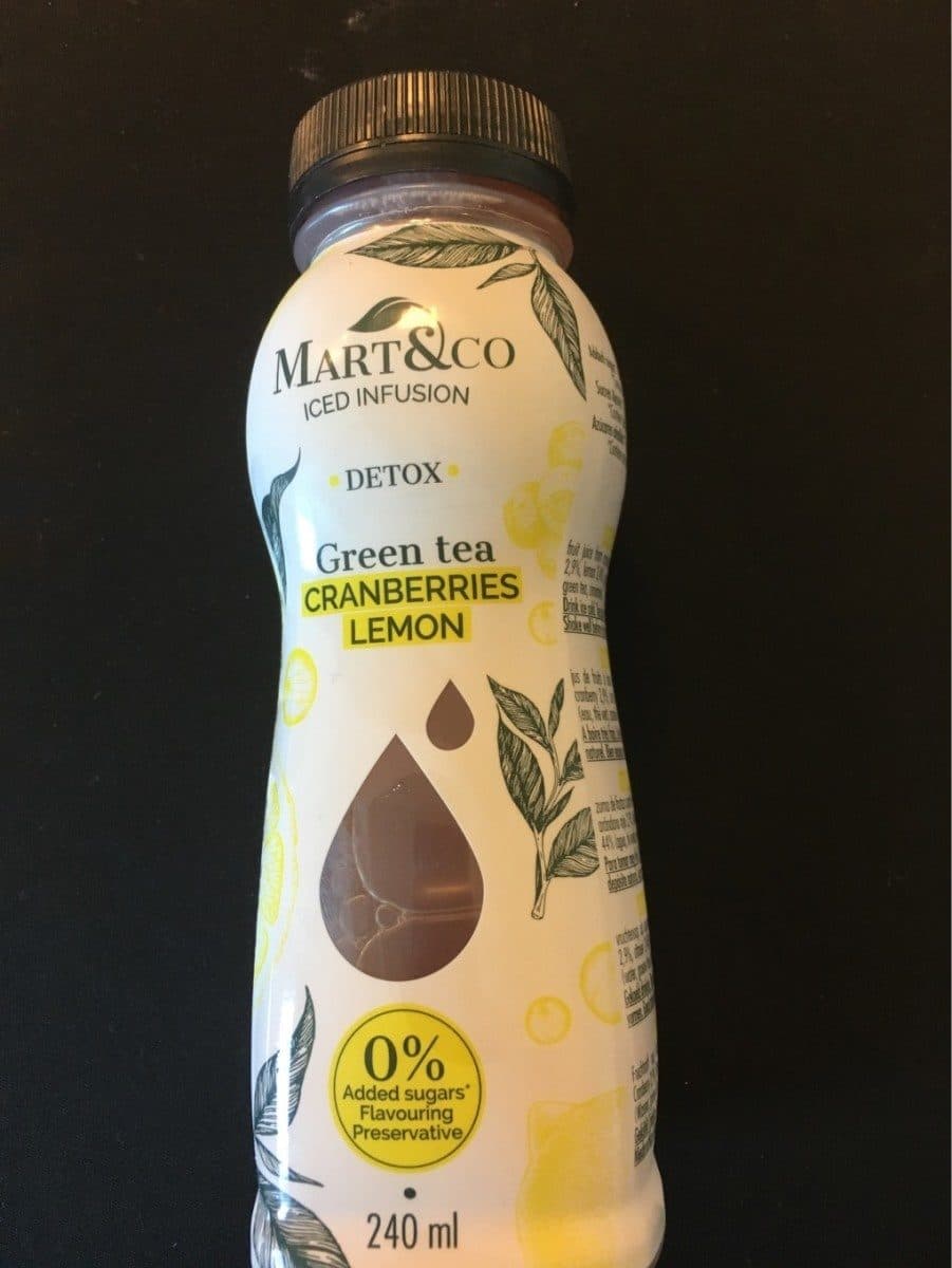 Mart & co Green tea cranberries lemon packshot