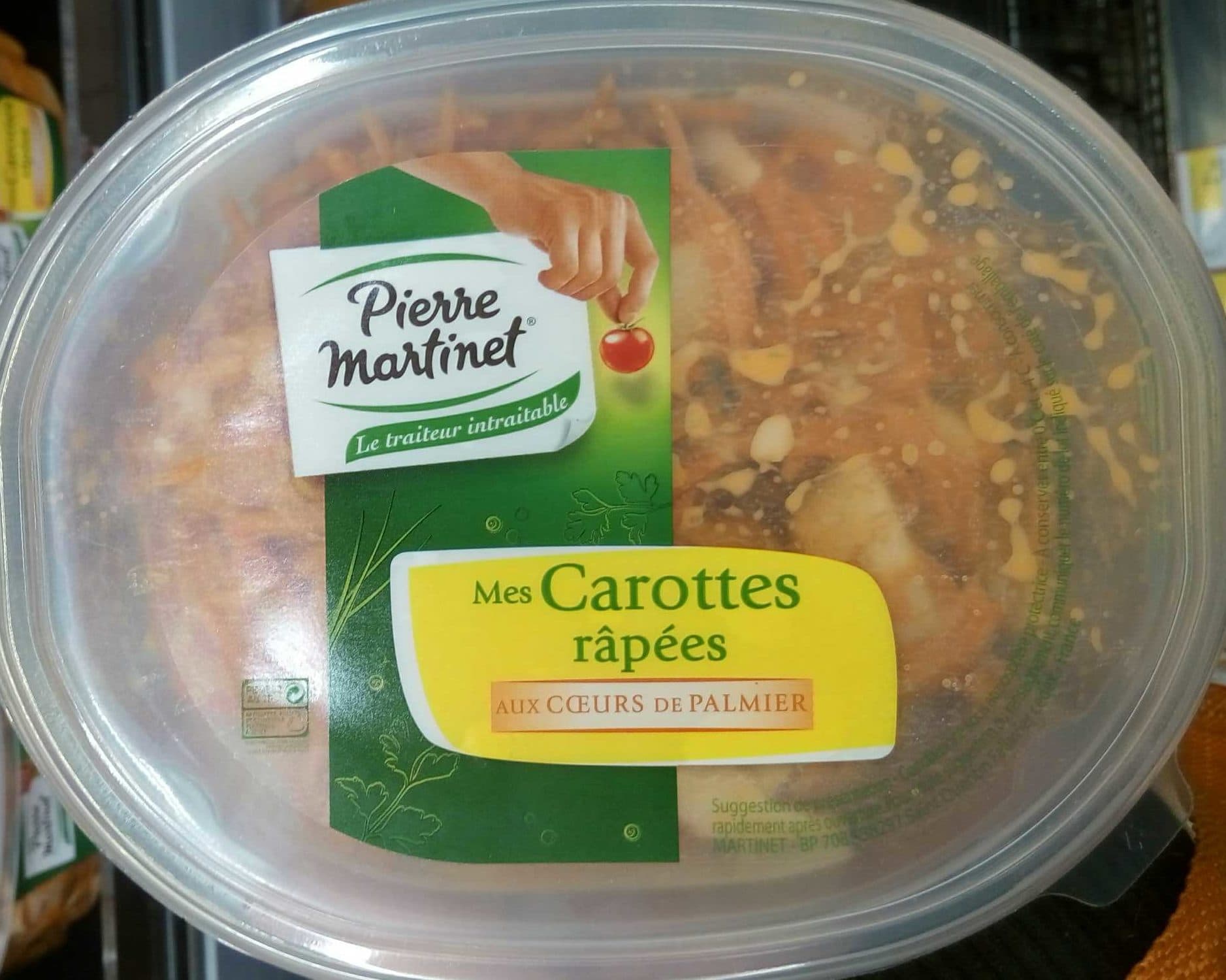 Pierre Martinet Carottes rapées aux coeurs de palmier packshot