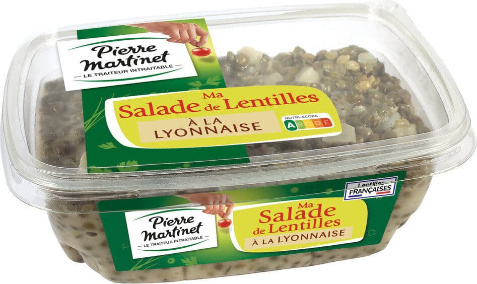 Pierre Martinet Ma salade de lentilles à la lyonnaise packshot