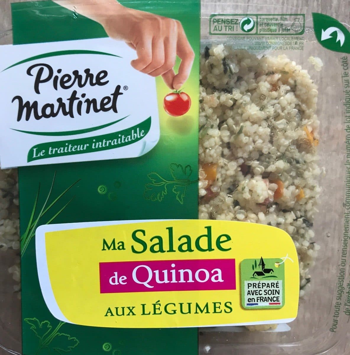 Pierre Martinet Salade de Quinoa aux légumes packshot