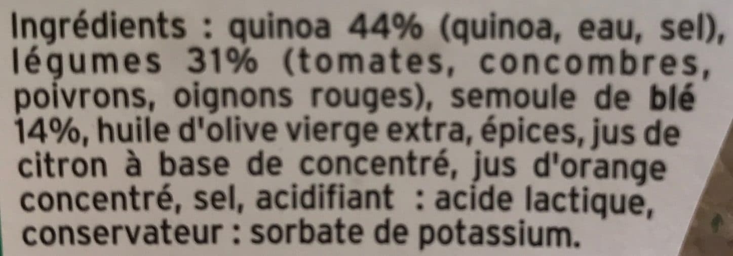 Pierre Martinet Salade de Quinoa aux légumes packshot