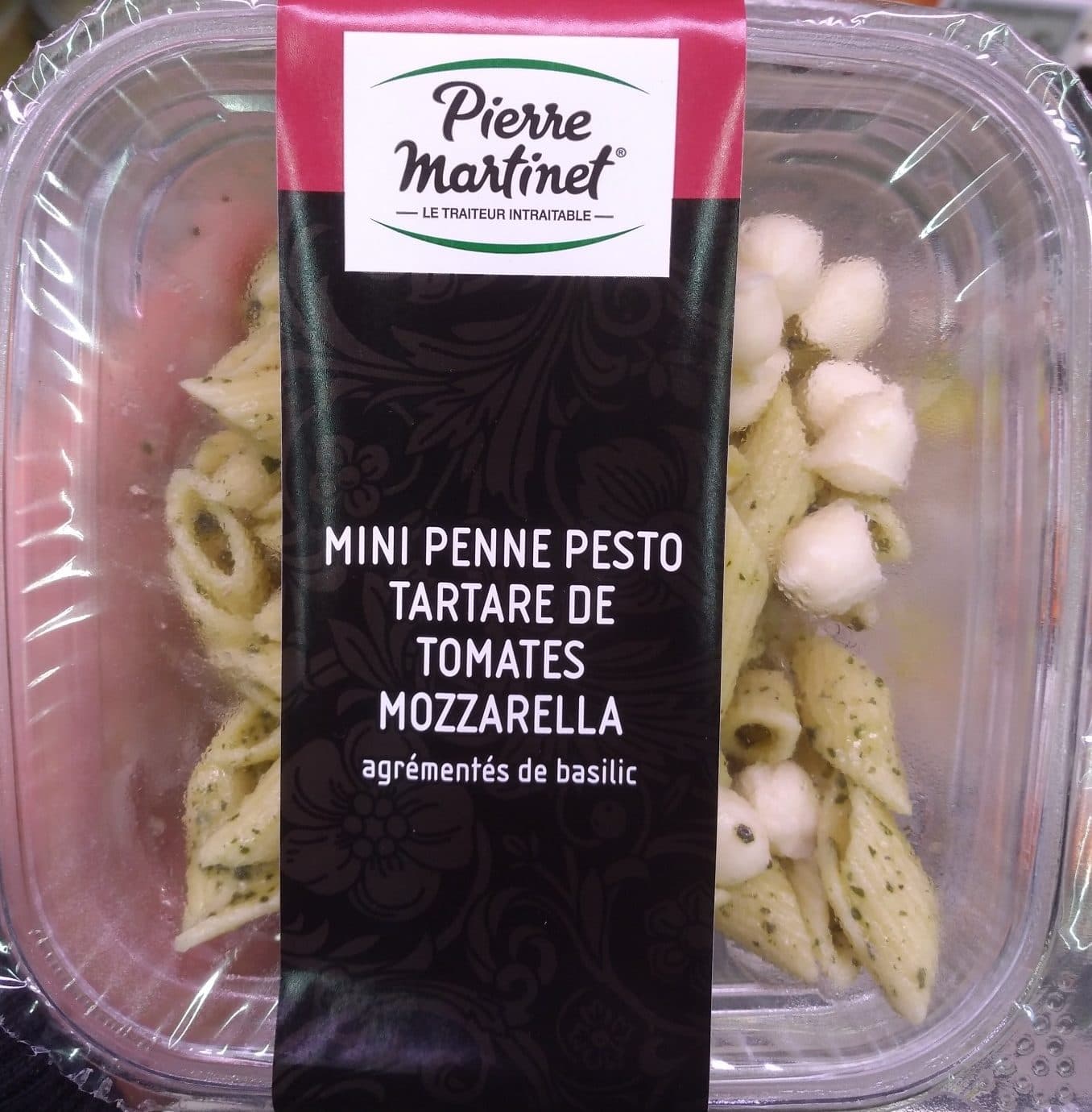 Pierre Martinet Salade de pâtes pesto tomates Mozzarella Pierre Martinet packshot