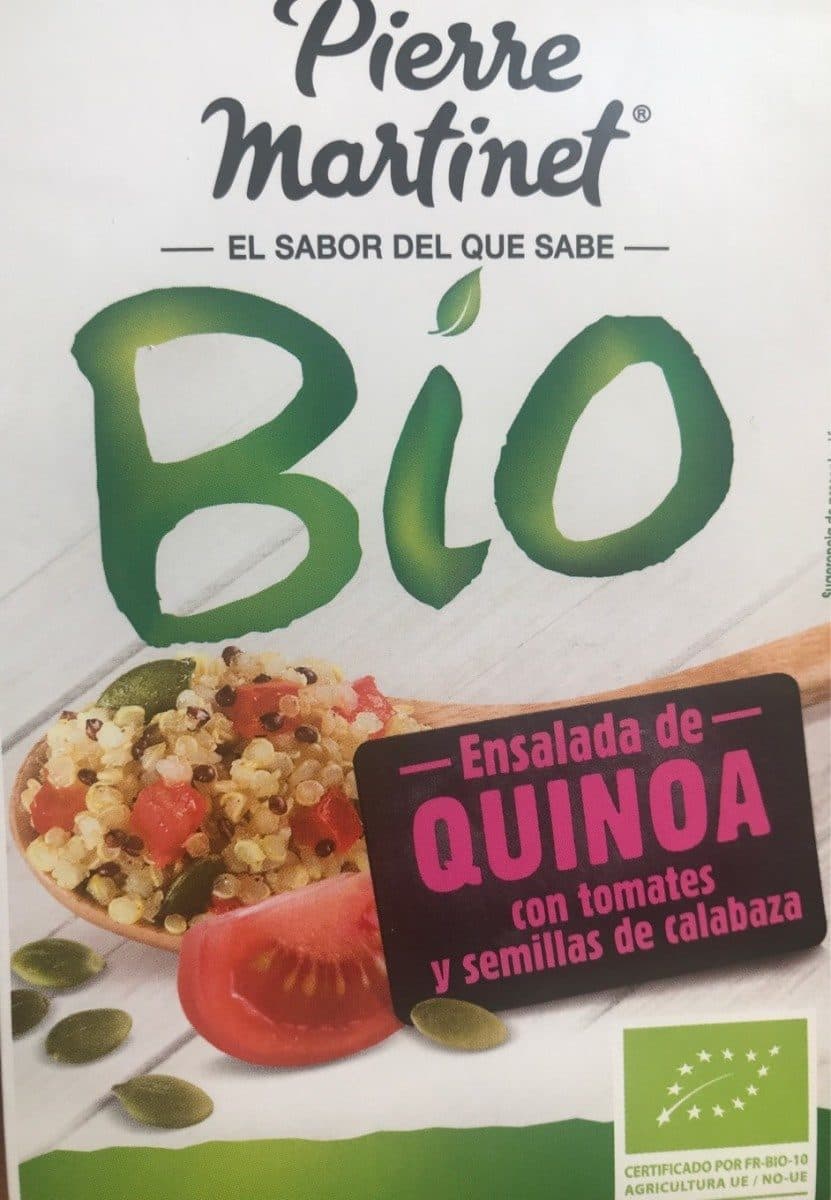 Pierre Martinet Ensalada de quinoa con tomates y semillas de calabaza Bio packshot