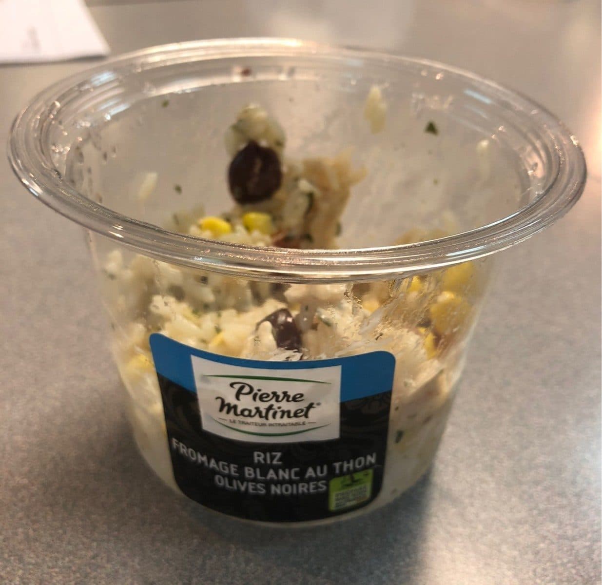 Pierre Martinet Riz fromage blanc au thon packshot