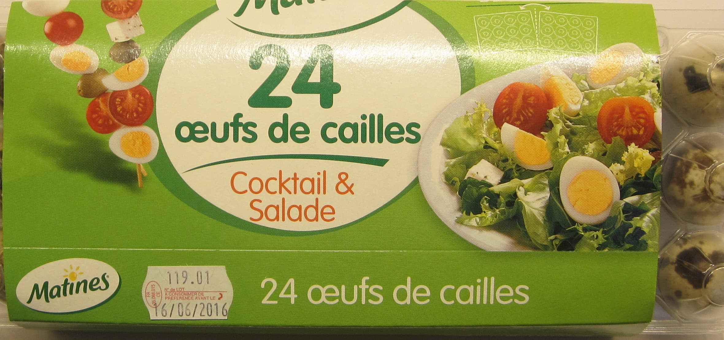 Matines Oeufs de Cailles packshot